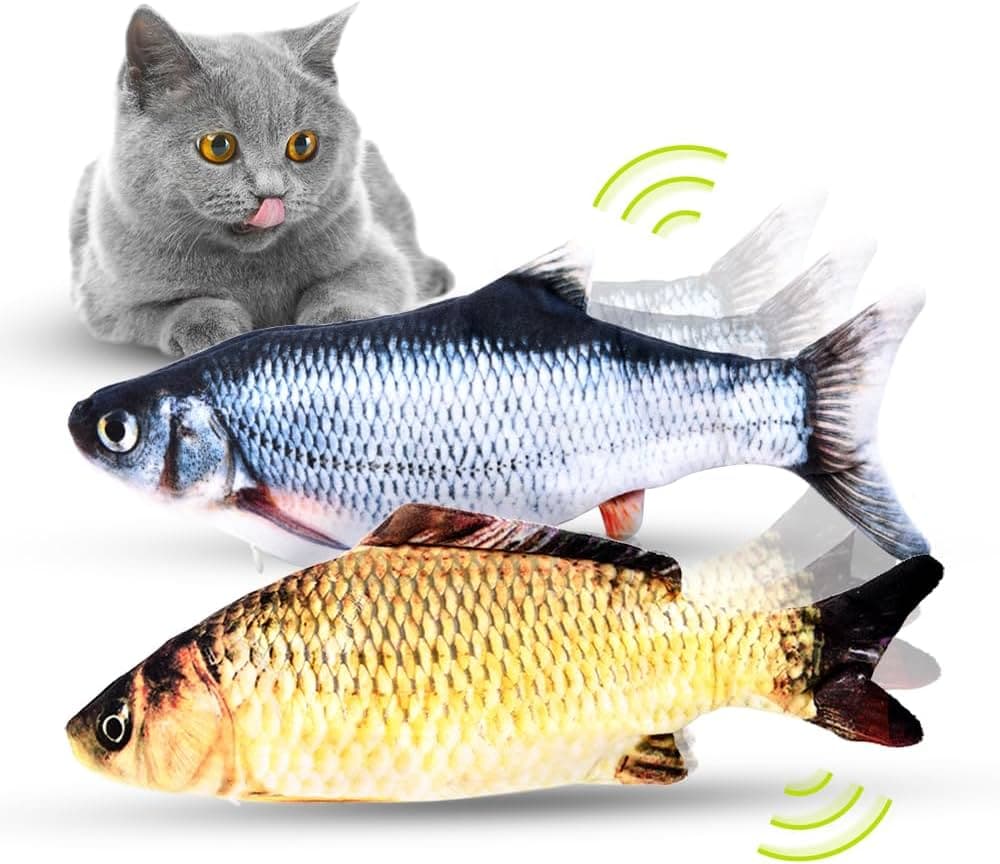 Catnip Infused Realistic Fish Toy - Toys - Store